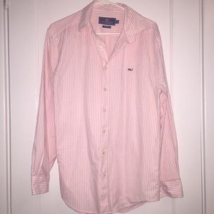 Vineyard Vines Striped Button Down, Size: Med